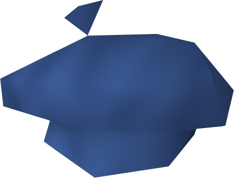 Blue Beret - Runescape Beret (456x346)