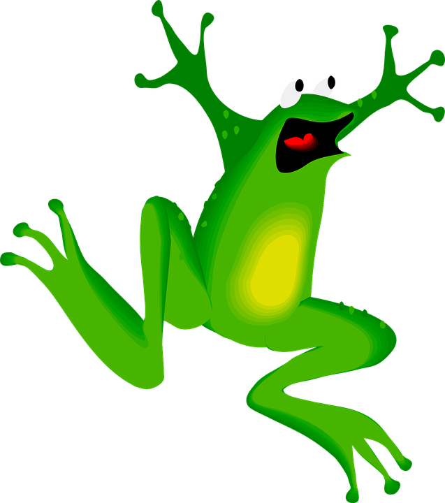 Frog On Lily Pad Clipart 9, - Dead Frog Clip Art (637x720)