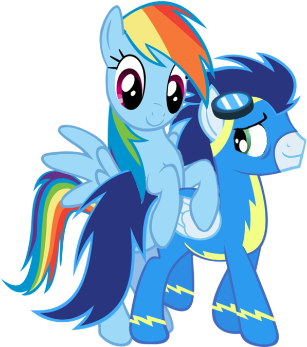 My Little Pony Friendship Is Magic Rainbow Dash And - Cartoon (865x924)