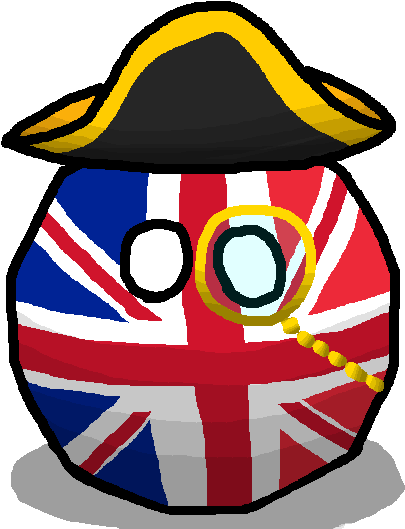 Franco-british Unionball - United Kingdom Countryball (500x568)