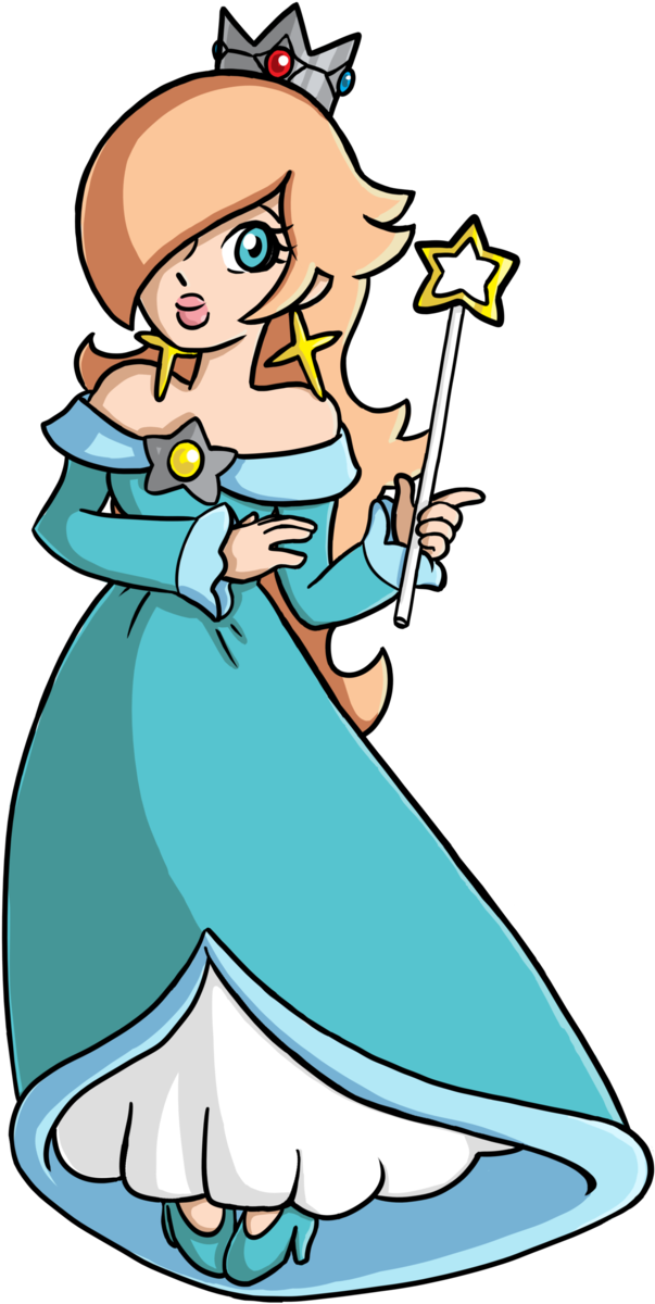 Princess Rosalina Original Art Style By Lea Manga - Cartoon (642x1244)