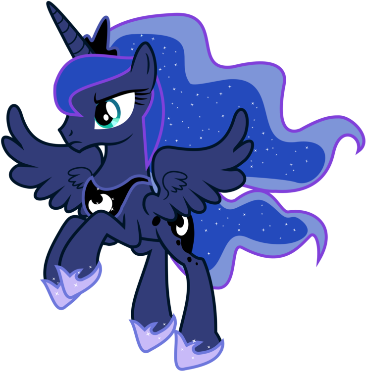 My Little Pony Luna Vector - Princess Luna In Armor (1024x768)