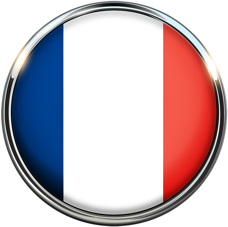France, France, Flag, Circle, National, Nation - Flag Of France (1280x1280)
