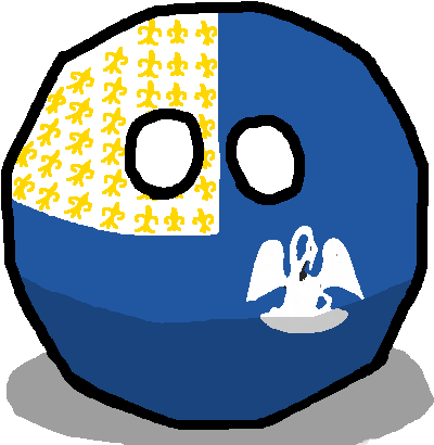 French Louisianaball - Countryball Mexico Png (500x500)