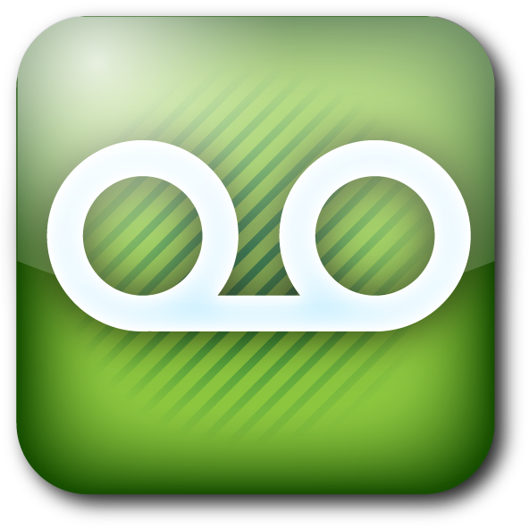 Phone Clipart Voicemail - Phone Android Voicemail Icon (600x595)