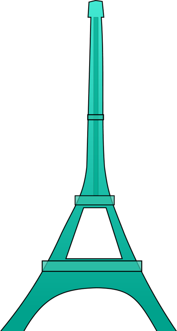 Eiffel Tower Clip Art - Eiffel Tower Clip Art (600x1121)