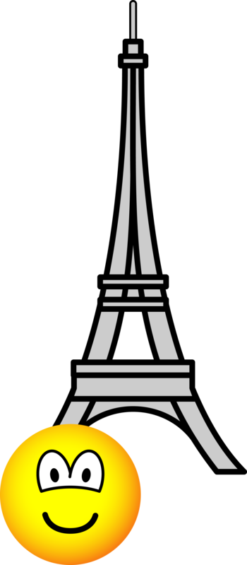 Eiffel Tower Emoticon - Emoticon (350x799)