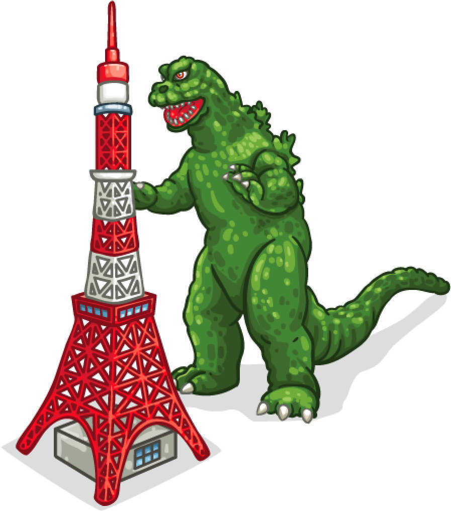 Monuments Of The World - Tokyo Tower Clip Art (1024x1024)