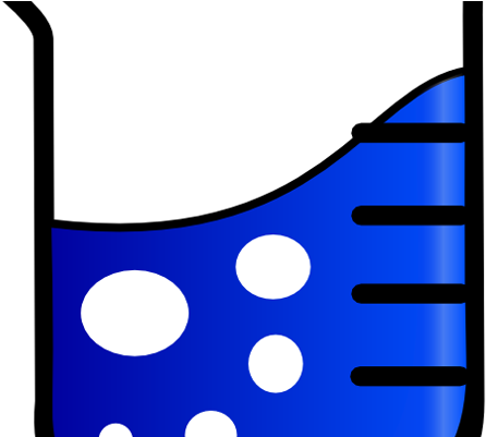 Beaker Clipart Png - Blue Clipart Science (512x400)