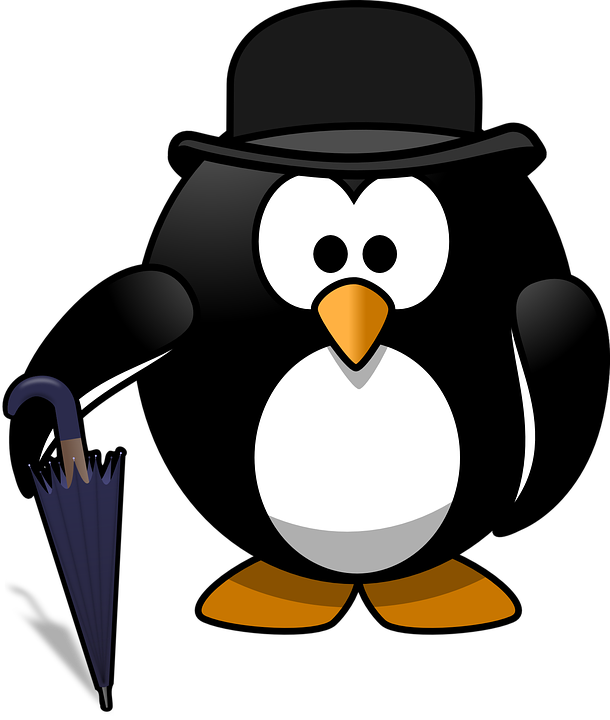 Christmas Penguin Clipart 13, Buy Clip Art - Gentleman Clipart (636x750)