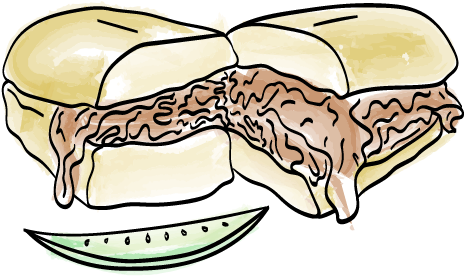 French Dip Sandwich - French Dip Sandwich (500x375)