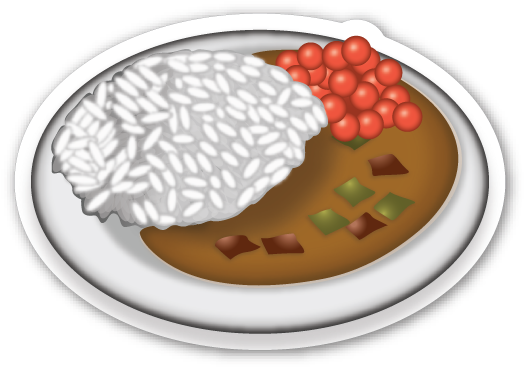Curry And Rice - Curry And Rice Clipart (543x399)