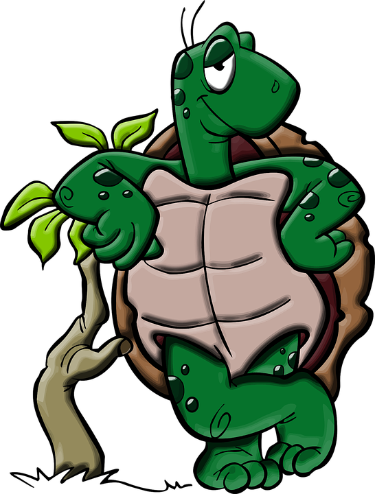 Turtle Images Cartoon 23, Buy Clip Art - Bájka O Zajacovi A Korytnačke (546x720)