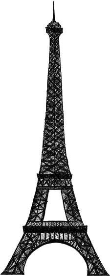Paris Eiffel Tower Png By Ananurputeri On Deviantart - Eiffel Tower Silhouette Png (400x577)