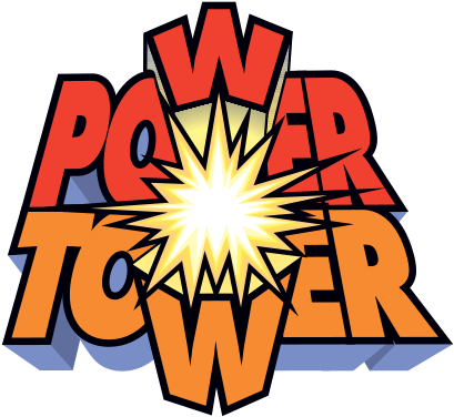 Power Tower - Power Tower Cedar Point Logo (500x376)