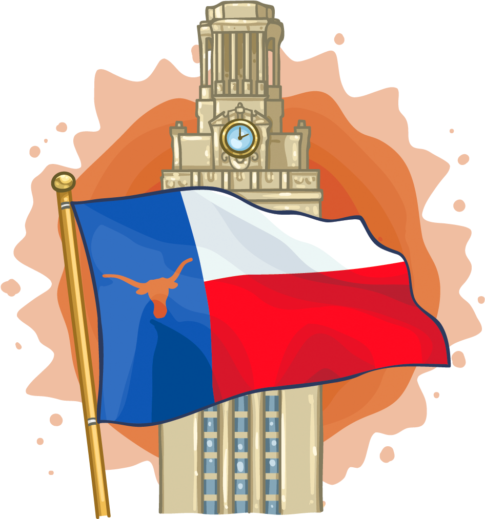 Unique Items - Ut Austin Tower Png (1024x1024)