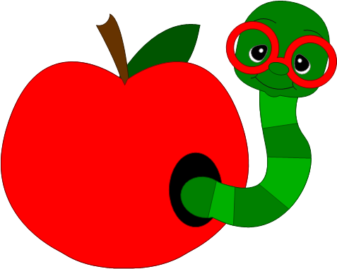 Sd Back2school Worm 2013 - Mcintosh (498x401)