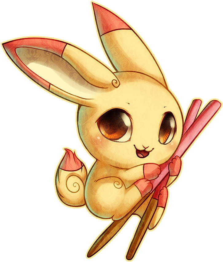 Forum - Png Rabbit Anime (748x865)