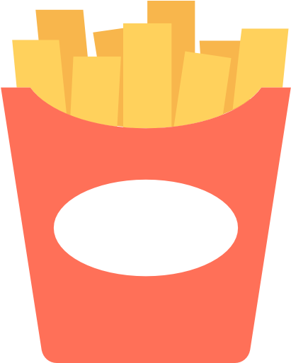 Fried Potatoes Free Icon - French Fries (512x512)