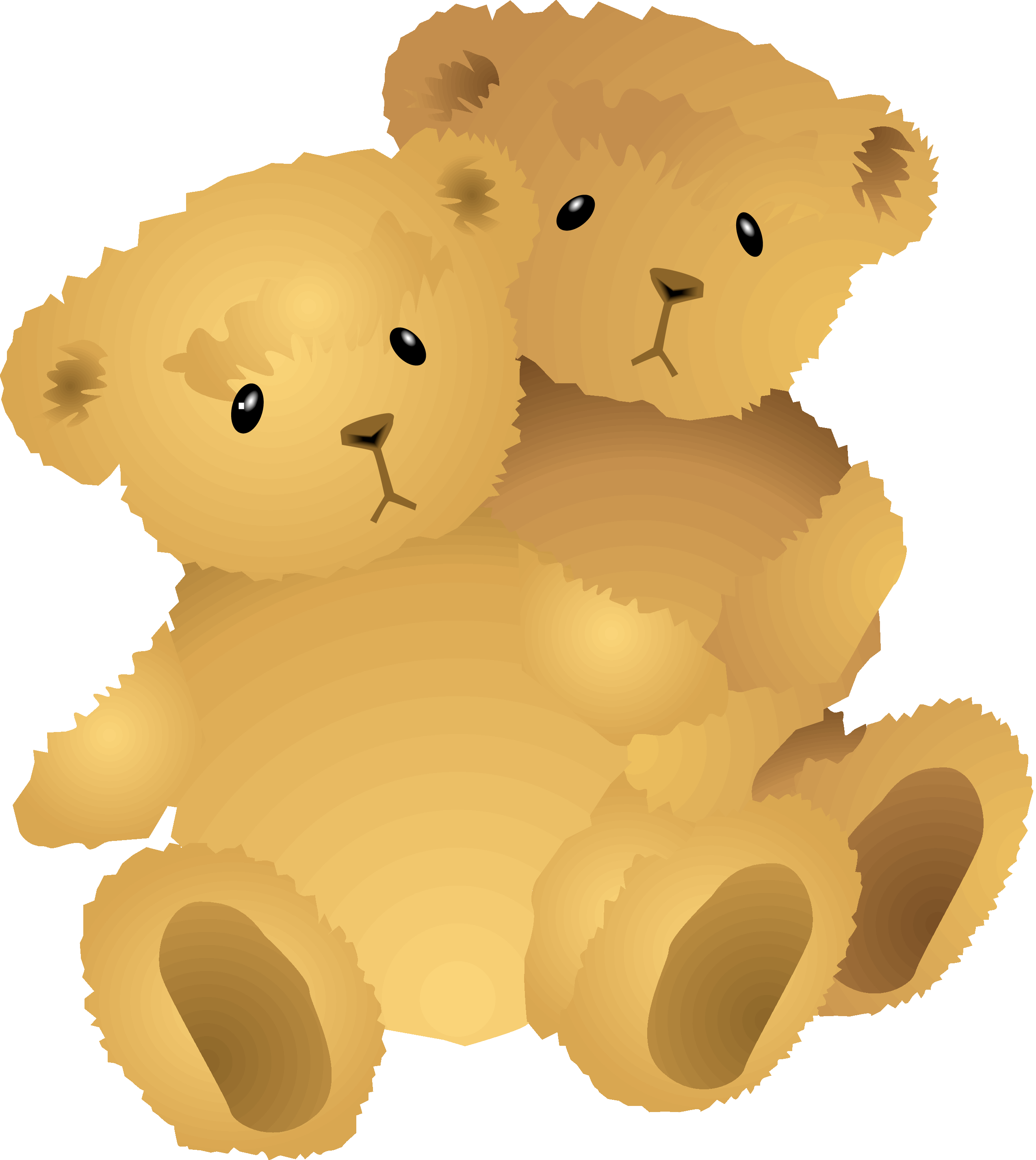 Comely Bear Hug Clip Art Medium Size - Teddy Bear Hugging Png (2550x2854)