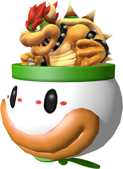 Bowser In Koopa Clown Car By Banjo2015 - Koopa Clown Car Face (750x650)