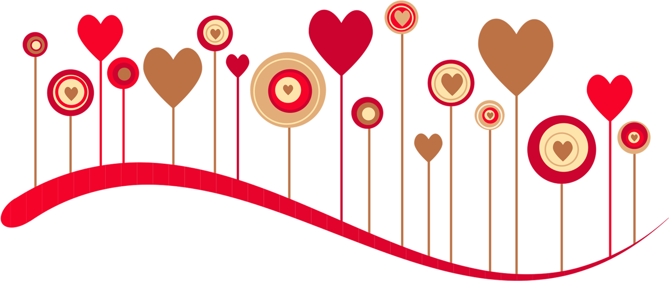 Valentine's Day At The Stage House Tavern In Mountainside, - Clip Art Heart Border (1800x720)