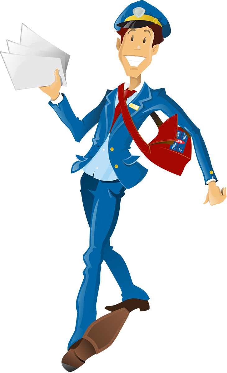 Mail Carrier Royalty-free - Mail Carrier Royalty-free (730x1200)