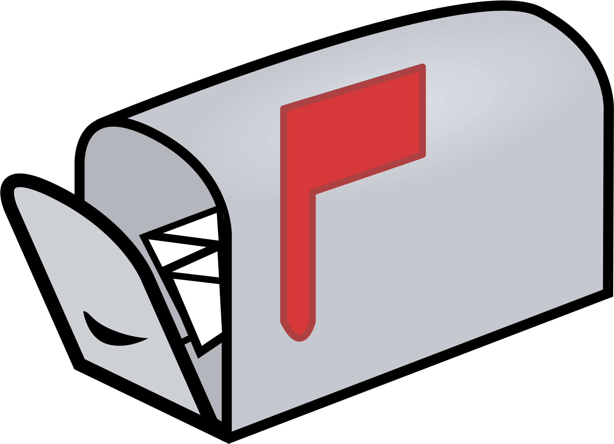 Big Image - Mailbox Clipart (2400x1846)