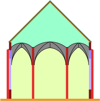 Hallenkirche - - Cub Scout Clip Art (378x400)