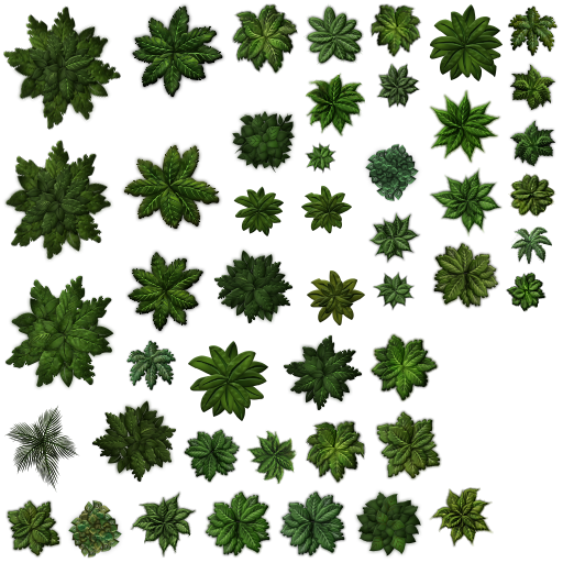 Preview With Tree Top Png - Opengameart.org (512x512)