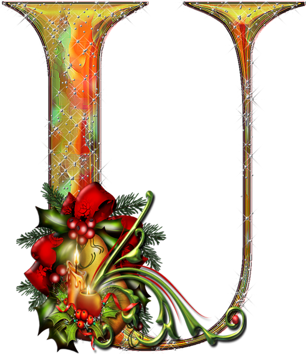 Alphabet De Noel 18 11 - Letter (600x693)
