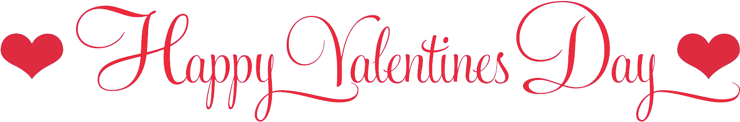 Happy Valentine's Day Png - So Not Happening By Jenny B. Jones (1600x393)