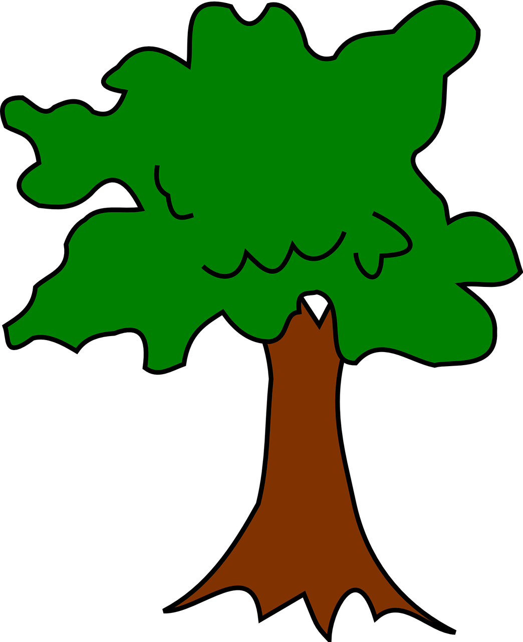 Tree Heraldic Symbol Design Png Image - Symbol (1044x1280)