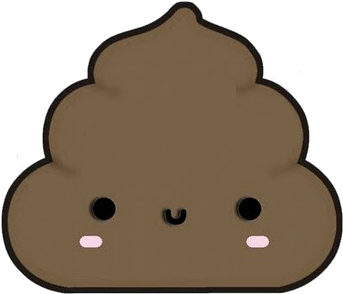 Poo -edited By @justpink01 Here On Pinterest ✅ - Poop Tumblr Png (348x400)