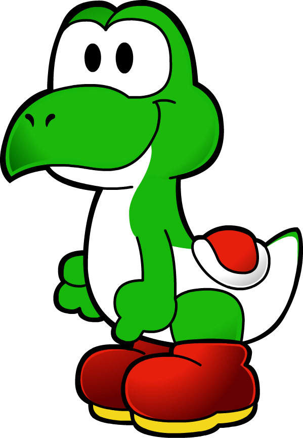 Paper Yoshi - Paper Yoshi Png (599x865)