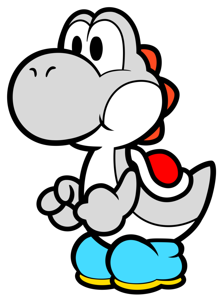 Paper Yoshi - Super Paper Mario Yoshi (772x1034)
