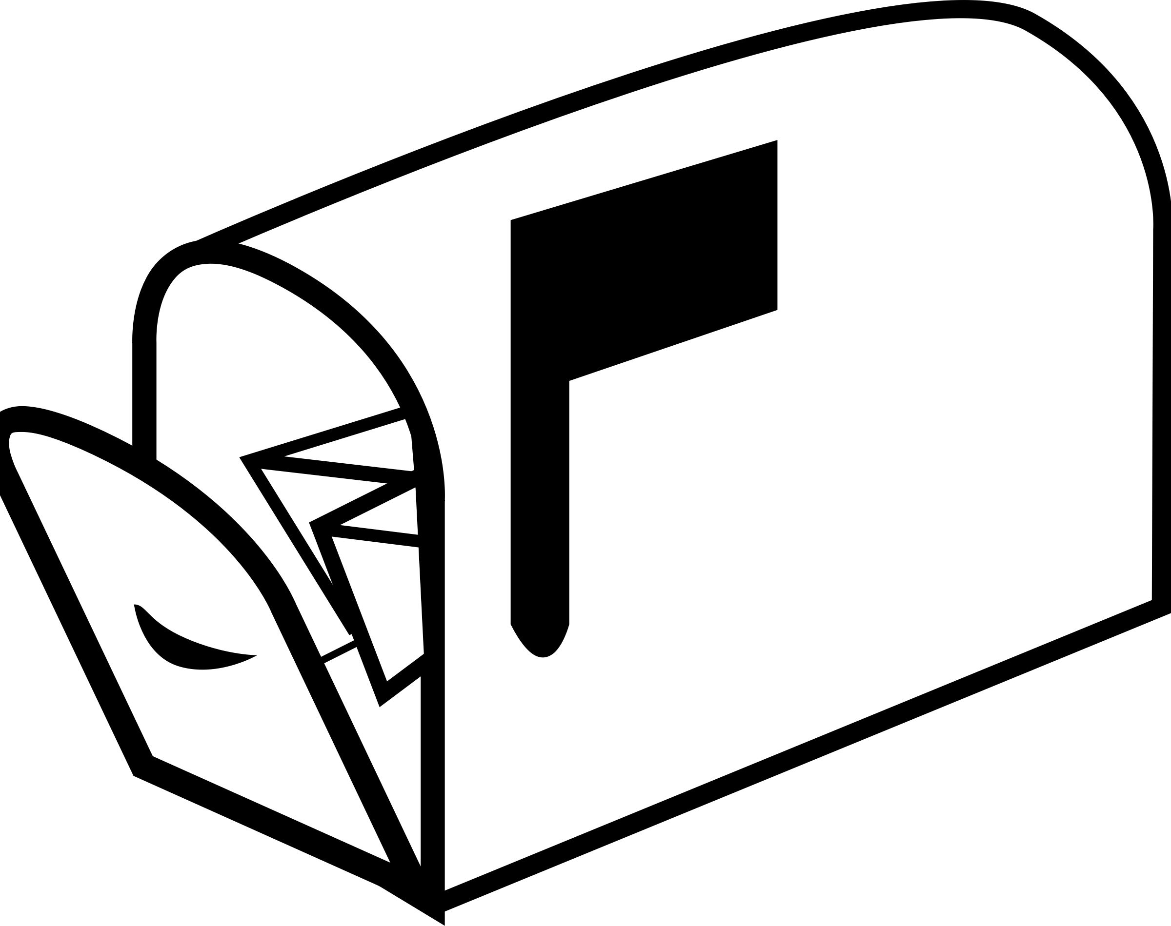 Big Image - Mailbox Clipart (2400x1899)