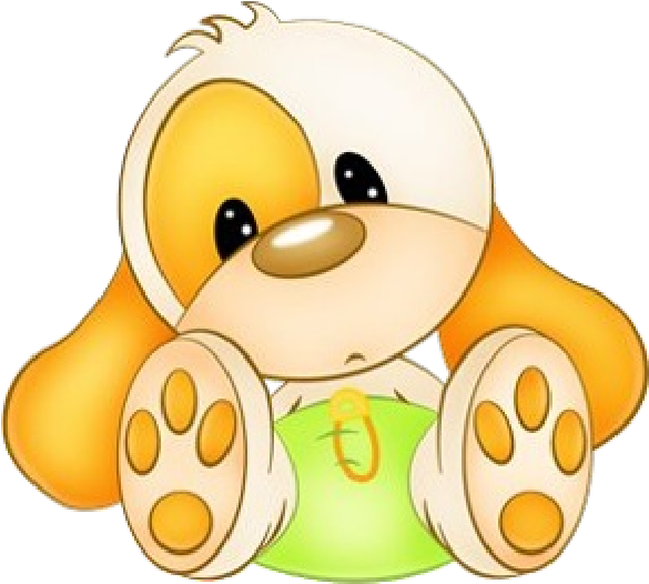 Pictures Of Cute Cartoon Puppies - Dibujos De Animales Tiernos Para Bebes (600x600)