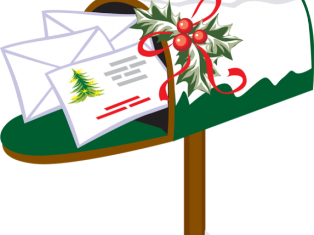 Mailbox Clipart Holiday - Christmas Day (640x480)
