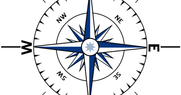Free Clip Art Compass Rows (600x315)