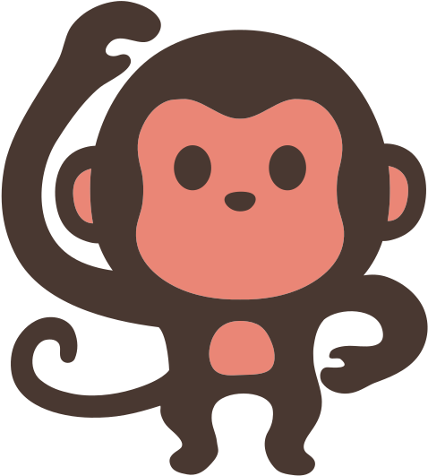 Monkey - - Monkey Emoji (533x533)