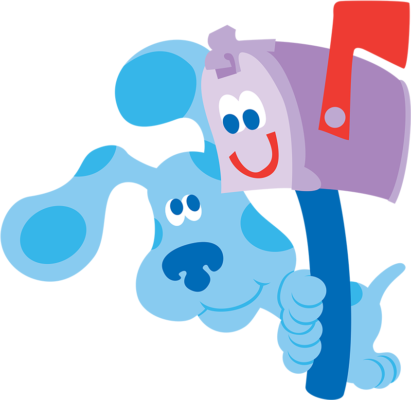 Mailbox Blues Clues - Blues Clues Mailbox And Blue (940x855)