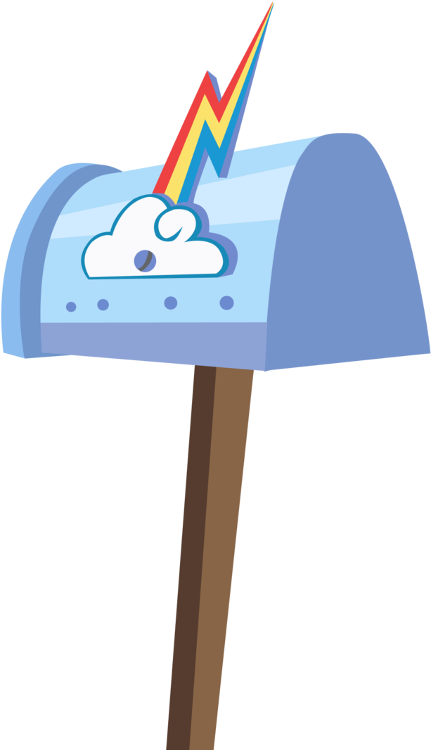 Rainbow Dash's Mailbox By Coolez - Rainbow Dash (736x1085)
