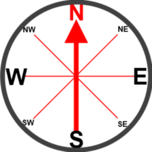 Compass Rose Clip Art - Simple Compass (512x512)