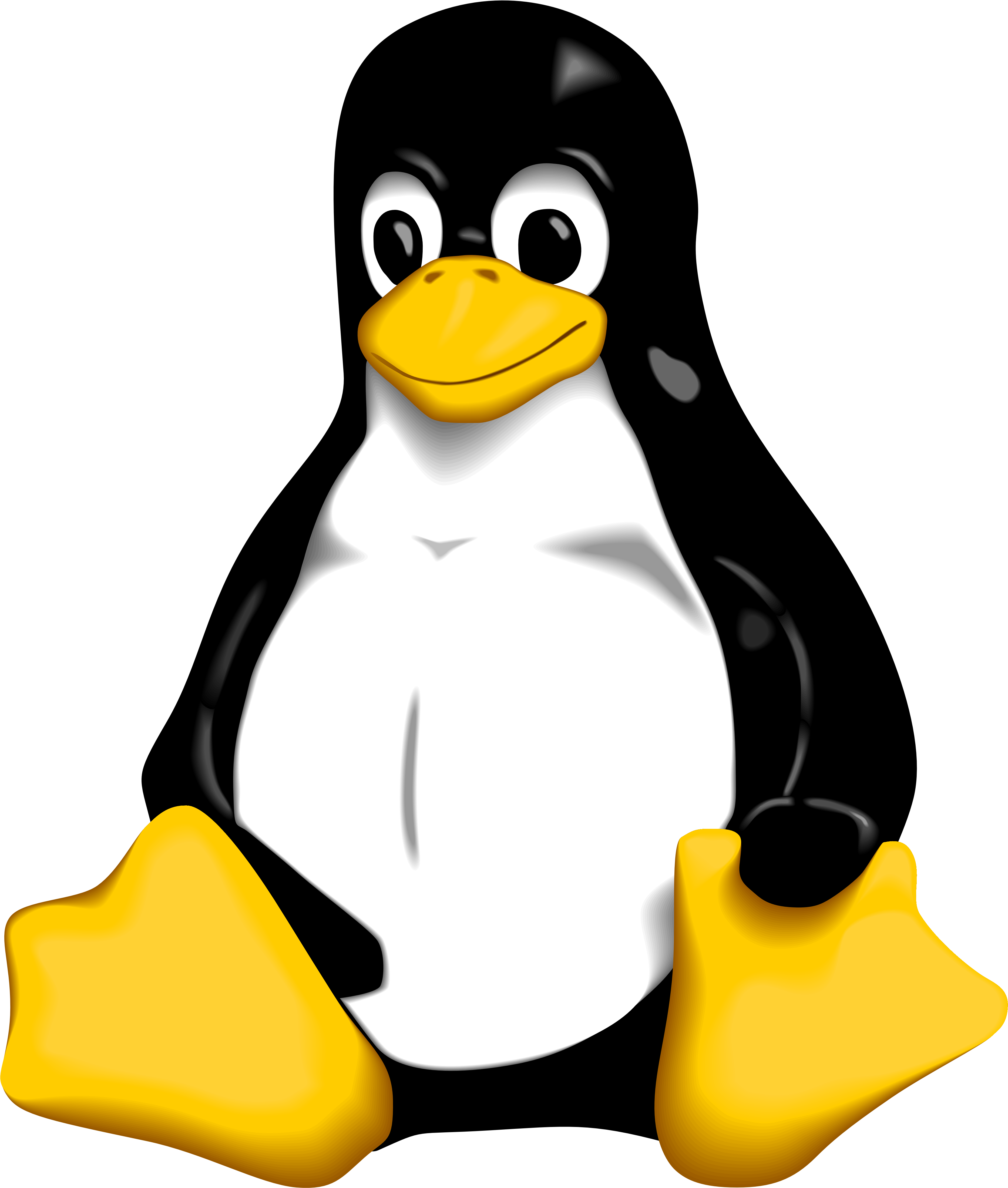 Tux The Penguin - Linux Logo Png (4000x4707)