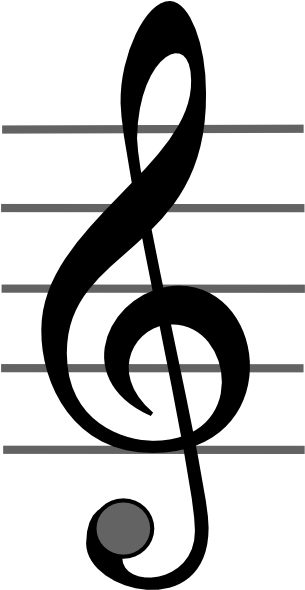 G Clef Clip Art (312x589)