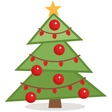Christmas Tree Svg Scrapbook Cut File Cute Clipart - Miss Kate Cuttables Christmas (432x432)