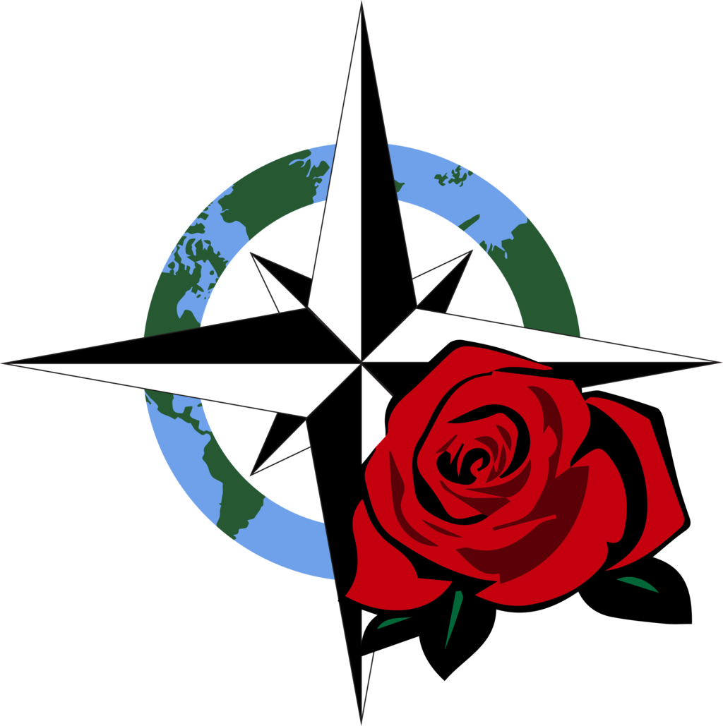 Compass Rose Cm By Benybing On Deviantart - Ocean University Of Sri Lanka Logo (1024x1029)