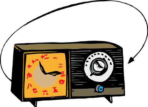 Radio, Asiatische, Retro, Alte, Antik - Hid It Under The Sheets By Gerald Eskenazi (471x340)