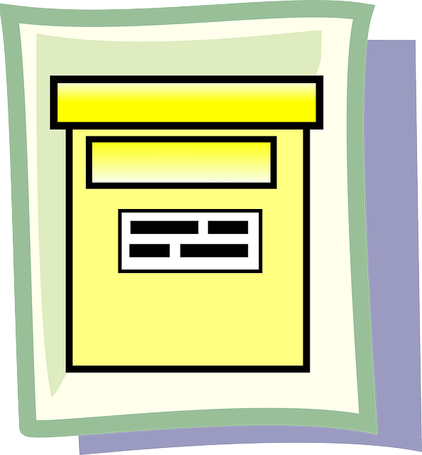 Compactor Mail, Box, Icon, Yellow, Theme, Compactor - Icon (699x750)